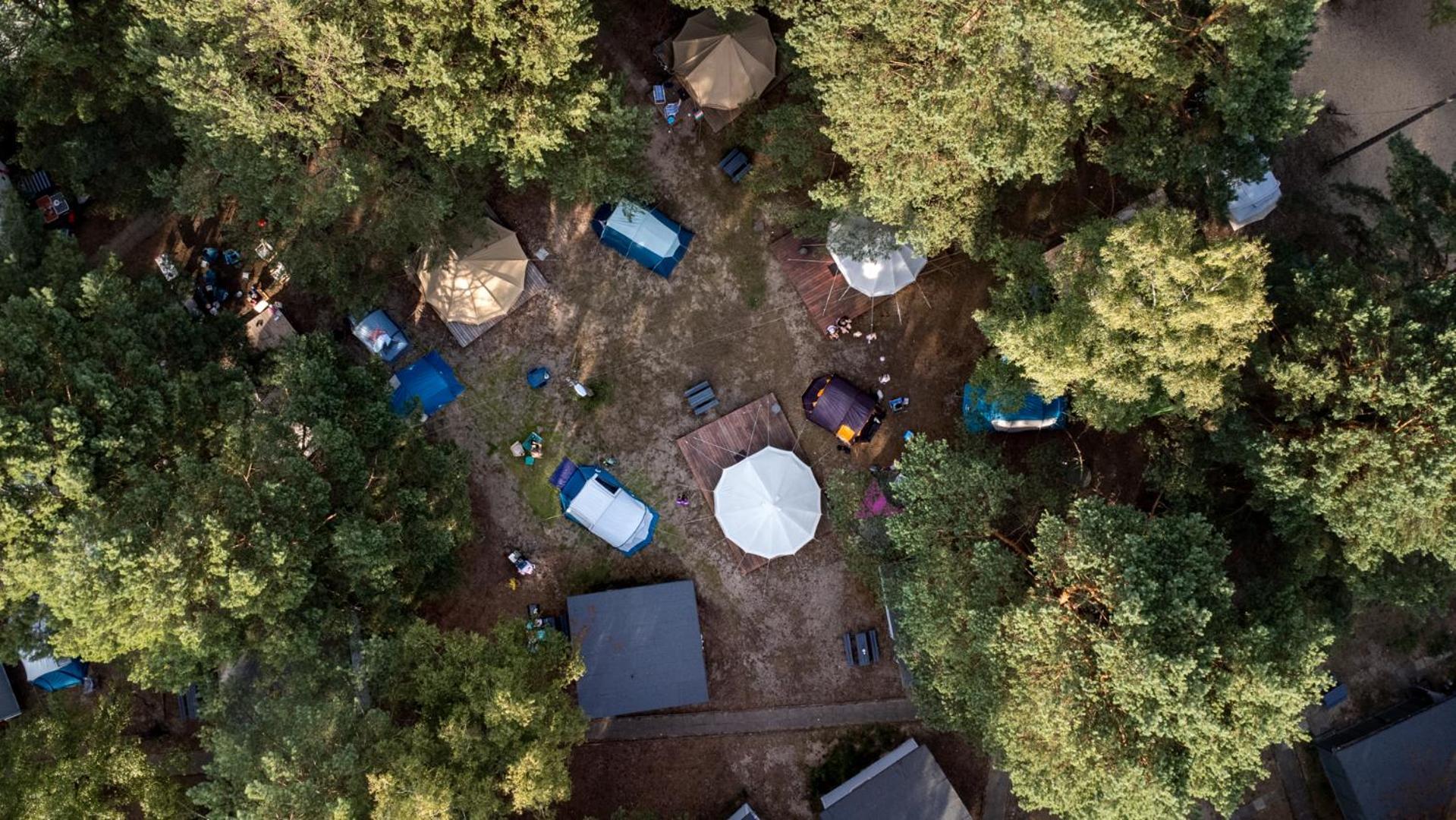 Camp Bursztynowy Las Gdansk Bagian luar foto