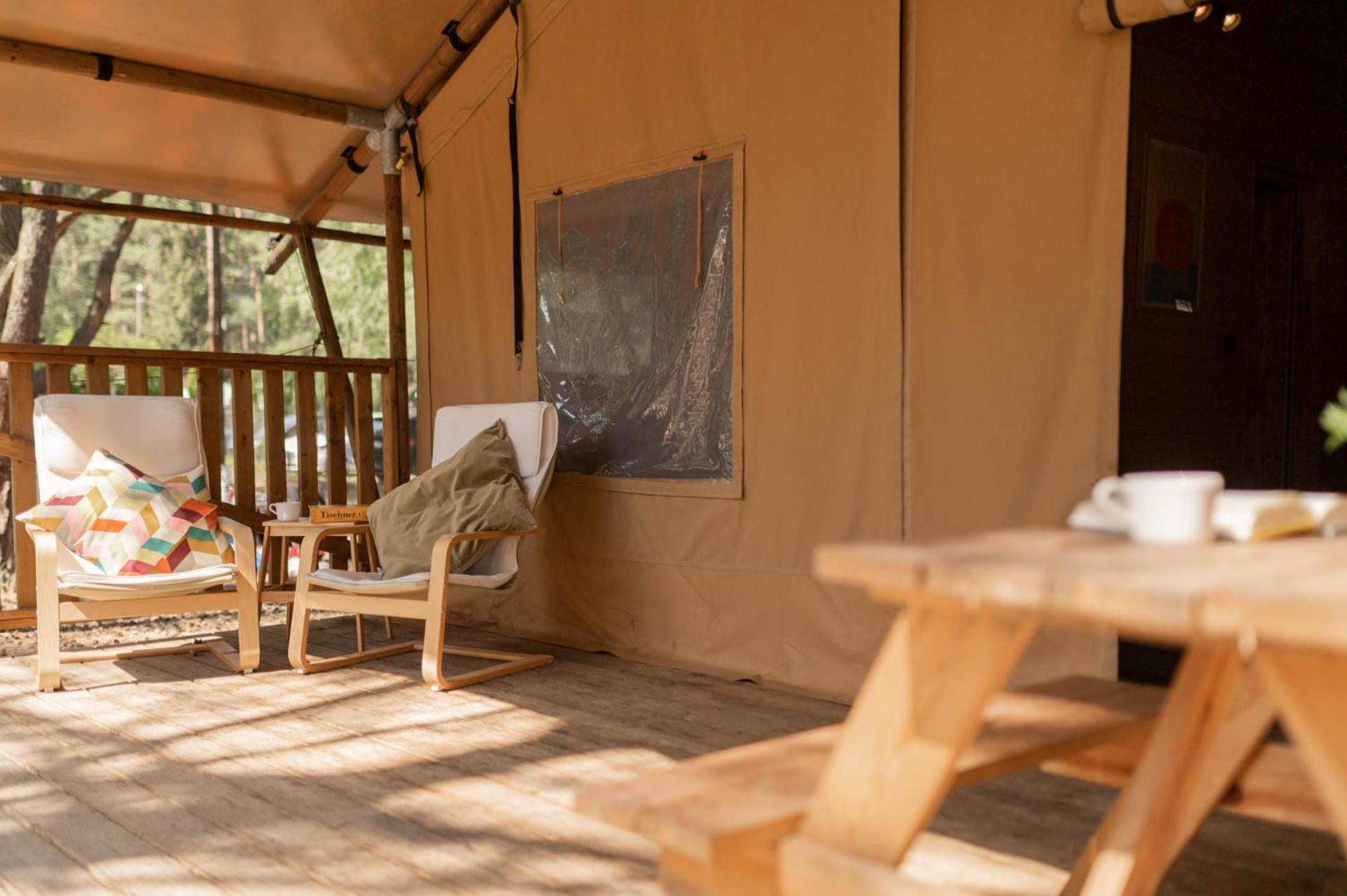 Camp Bursztynowy Las Gdansk Bagian luar foto